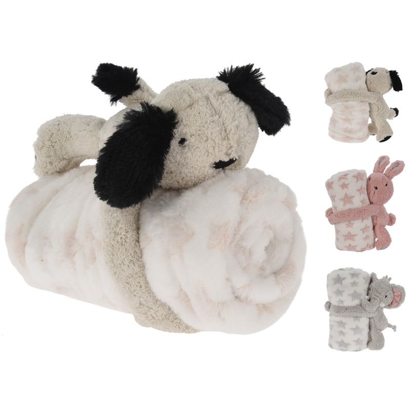 Blanket &amp; Teddy Bear - 3 different