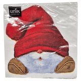Christmas napkins Santa's head 20pk 3 - layers | 33x33cm | Unique