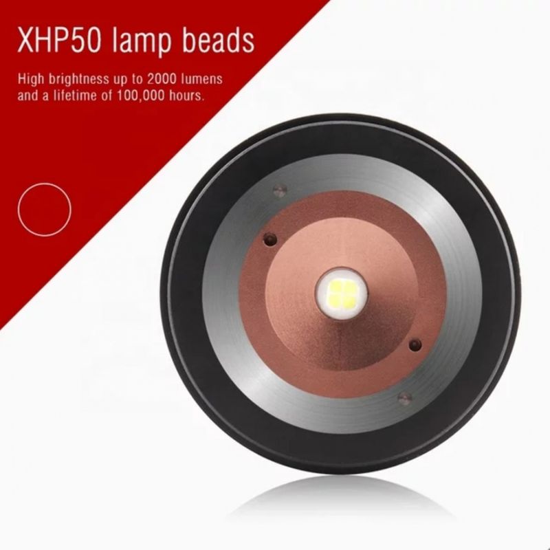 Powerful Flashlight 1800lm with battery and charger