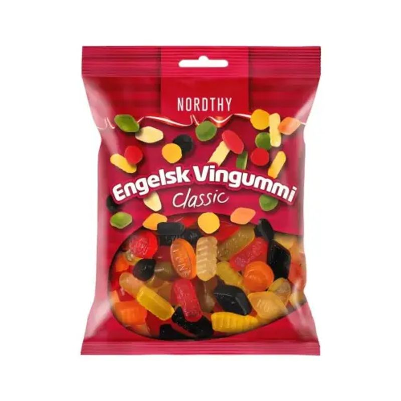 Nordthy Engelsk Vingummi Classic 170g