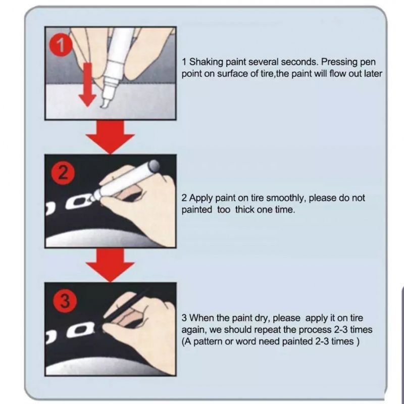 Tire Marker - White Marker | All Ride