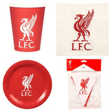 Liverpool Tableware | Cup, Plate, Napkin and Banner | Officially Licensed