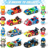 T - Racers Turbo Wheel Serie 1 Overraskelsesbil + Sjåførfigur