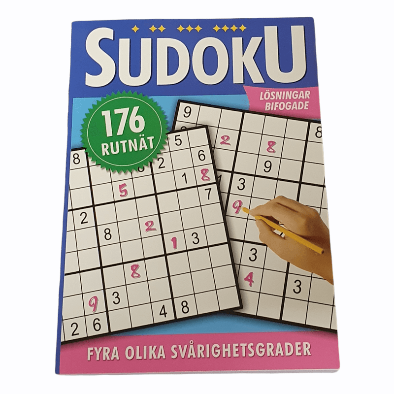 Sudoku Bøker 176 Oppgaver