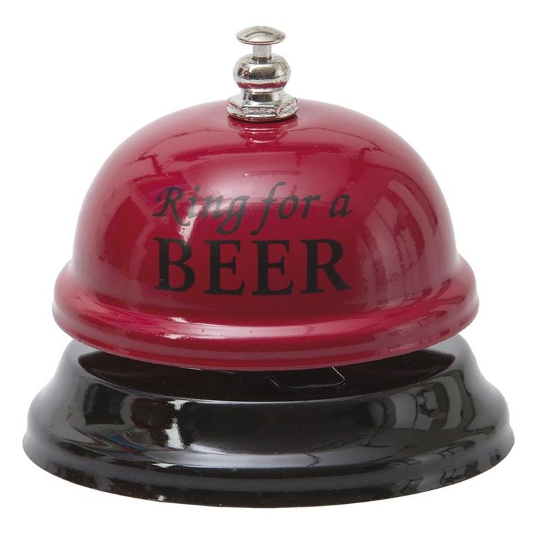 Ring For Beer Hotel Bell Red