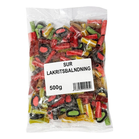 Sour Licorice Mixture 500g Large Pack