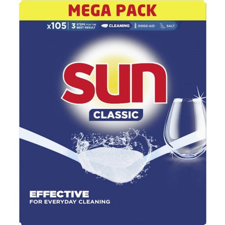 Sun Classic Dishwashing Tablets 105pcs