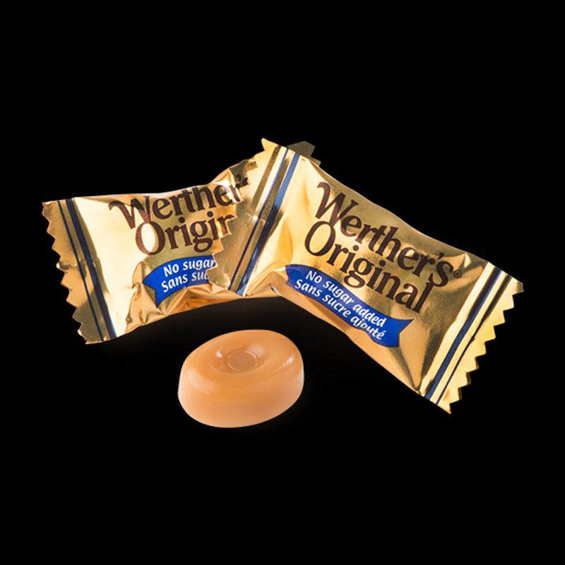 Werther's Original Sukkerfri Drops 70g | Smørkaramell uten sukker