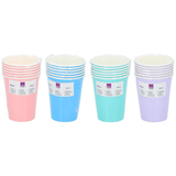 Engangskopper papp 266ml pastell 6pk | 4ass | Fest og bursdag
