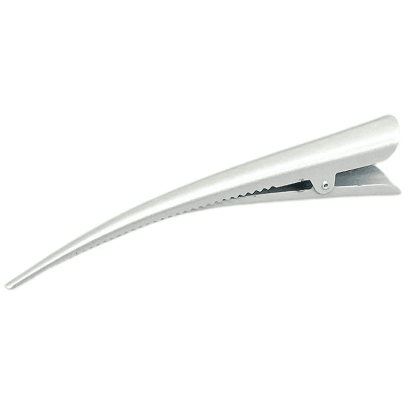 Hair clip in white metal 13cm | Beauty | Stylish and sturdy