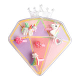 Ring set with unicorns | 6 rings in gift box