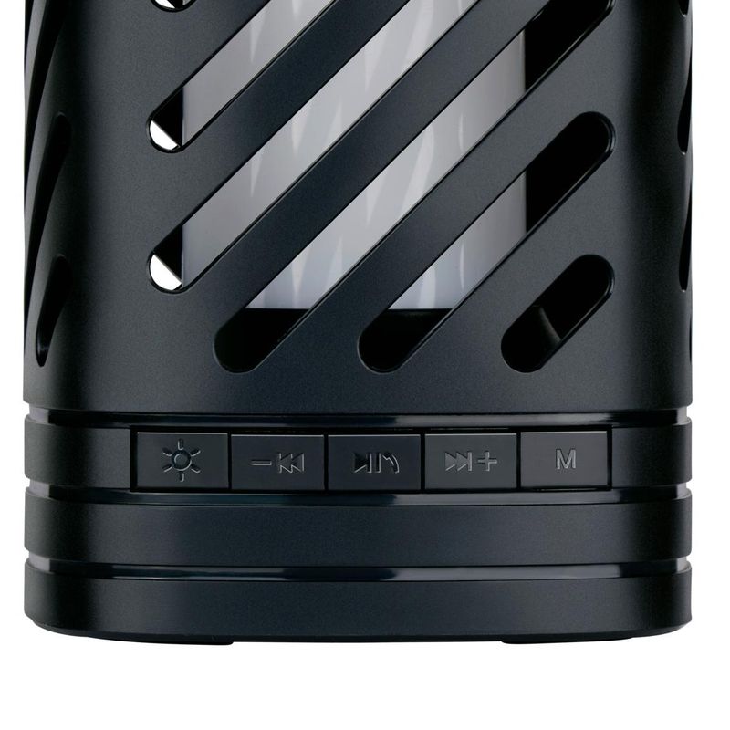 Bluetooth speaker with lantern | RGB light show and flame effect | Portable