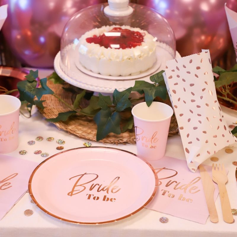 Bride to be papptallerken 8pk