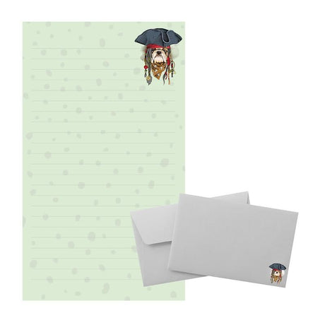 Stationery Pirate dog Tinka | 15 sheets + 10 envelopes