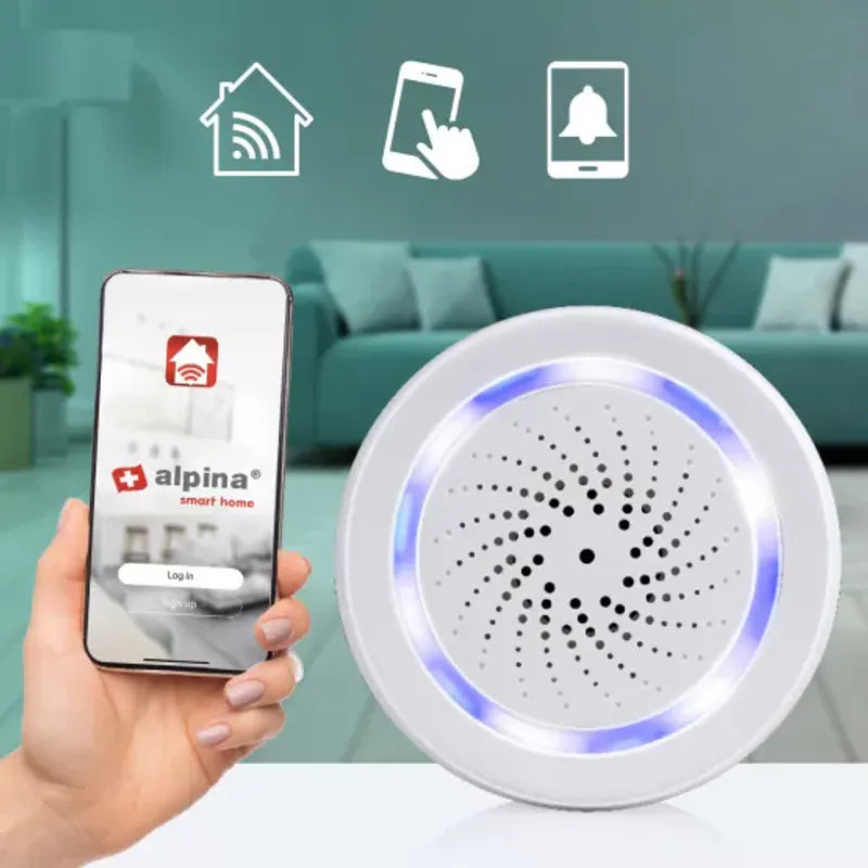 Alpina Wifi Smart Indoor Siren 90DB