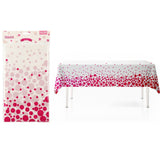 Tablecloth Plastic Pink 220x130cm