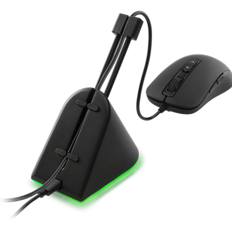 Deltaco Gaming Mouse Bungee RGB LED - Sort
