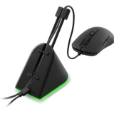 Deltaco Gaming Mouse Bungee RGB LED - Sort