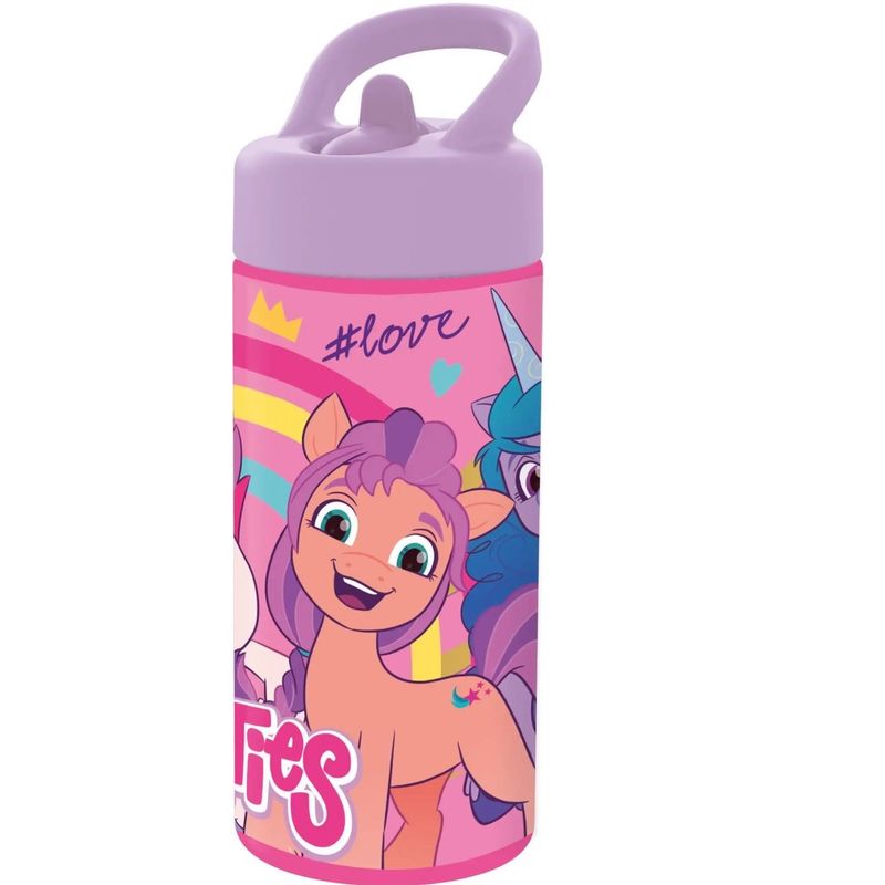 My Little Pony drikkeflaske med sugerør 410 ml