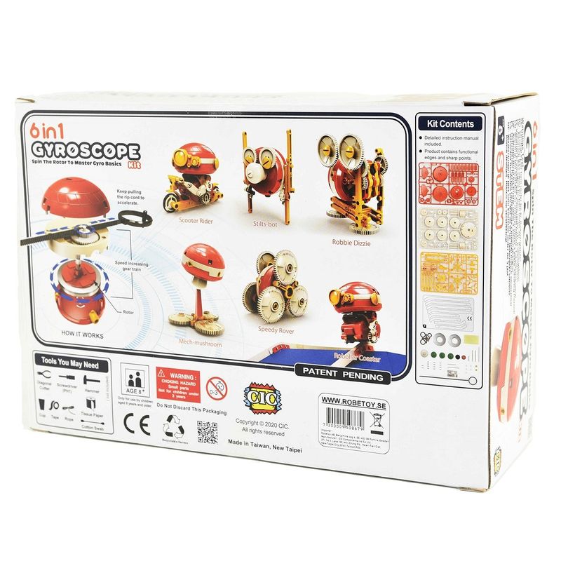Gyroscope Science Kit 6in1 134 parts