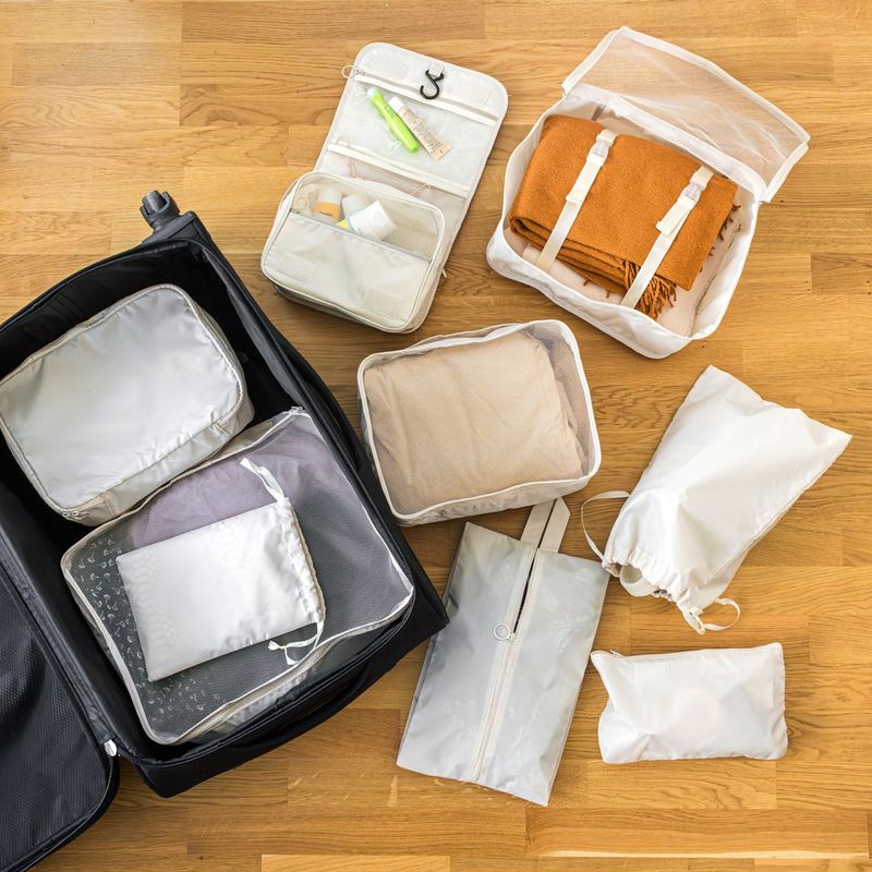 Travel organization set 9 pieces | Scandinavian Collection