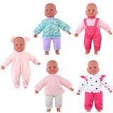 Doll clothes set 8 pieces 40 - 45cm | Clothes for dolls