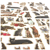 Stickers Cats Shiny 70pcs