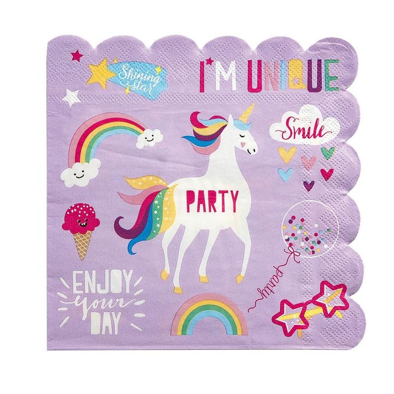 Unicorn Napkins 16pk