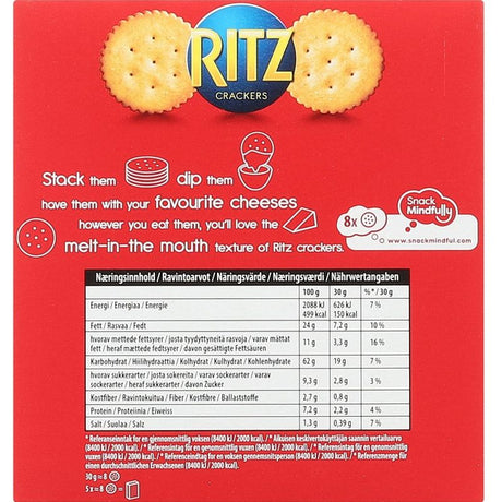 Ritz Crackers Original 150g | Classic salty crackers