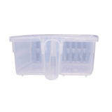 Refrigerator storage basket with handle