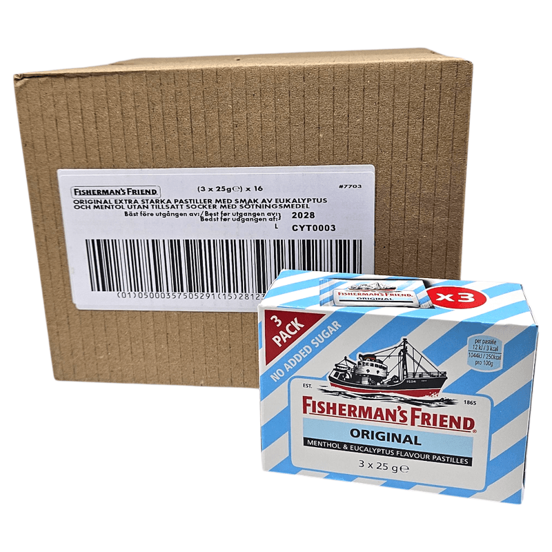 Fisherman's Friend Original 16x3pk | Storpakk (48 poser)