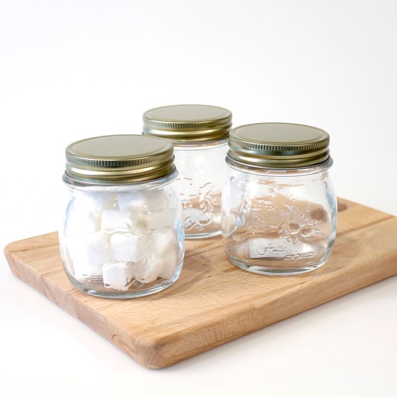 Jam jars with screw lids | 0.25L, 0.5L and 1.0L