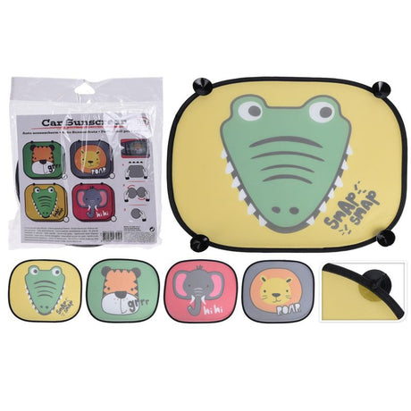 Sunshade for car window 2pk | 4 ass