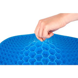 Vivamore Gel Cushion Square | 42x42 cm | Ergonomic Seat Cushion