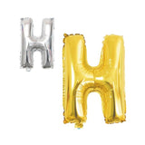 Tinka Foil Letter Balloon H - 41cm Gold &amp; Silver