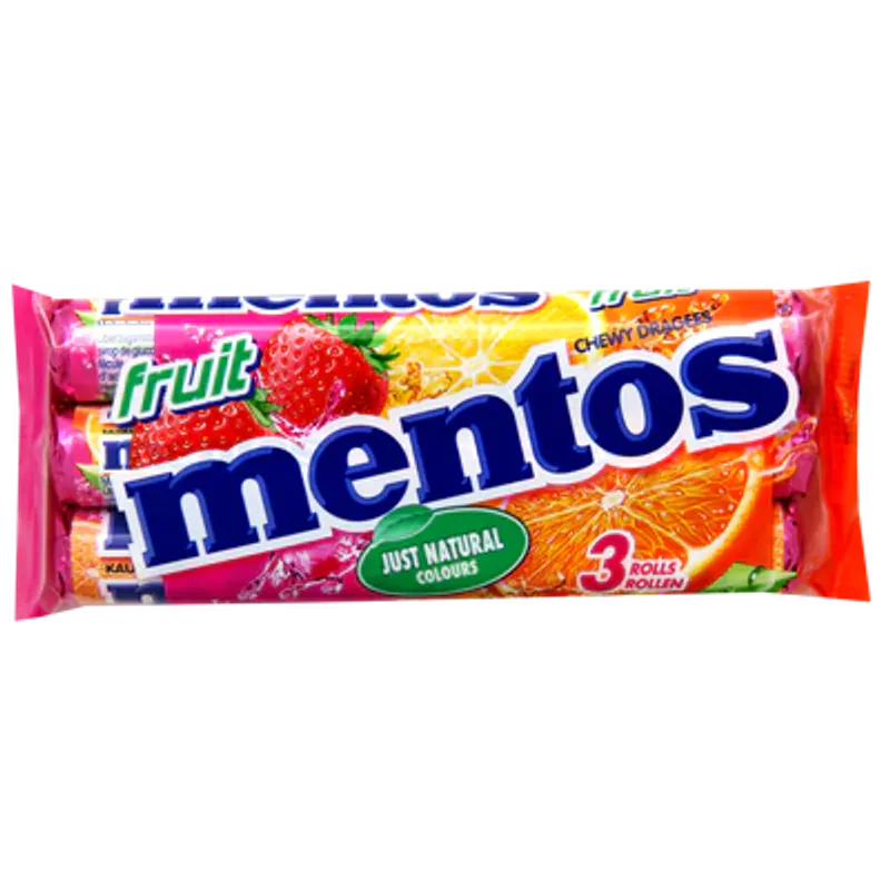 Mentos Fruit 3 ruller