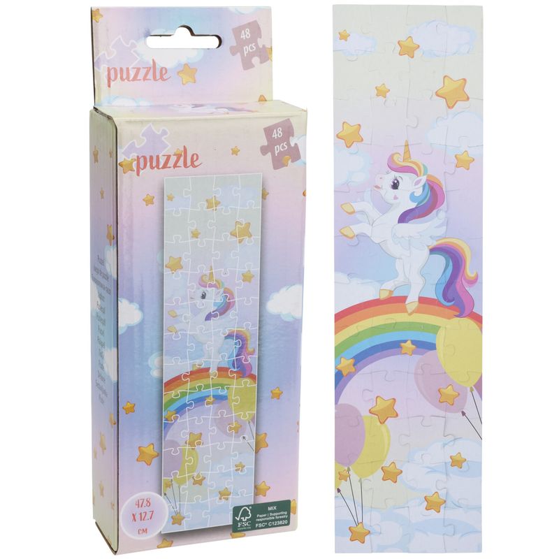 Puzzle 48 pieces | Dino/Unicorn