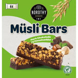 Nordthy Müslibar Hasselnøtt & Mørk Sjokolade 6x25g