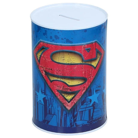 Marvel Superman sparebøsse Ø10x15cm