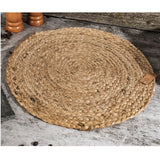 Dekkebrikke flettet jutefarge 37cm | Naturlig og rustikk
