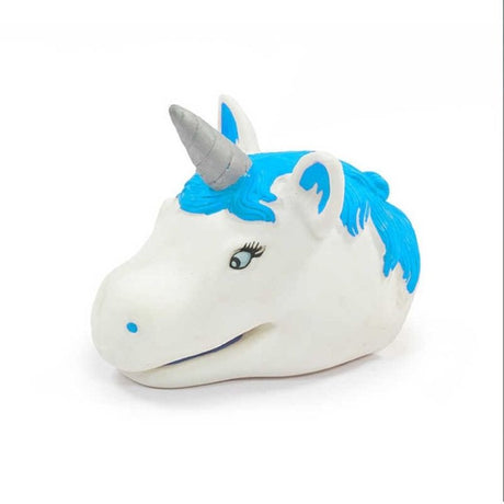 Unicorn hand puppet with moving mouth