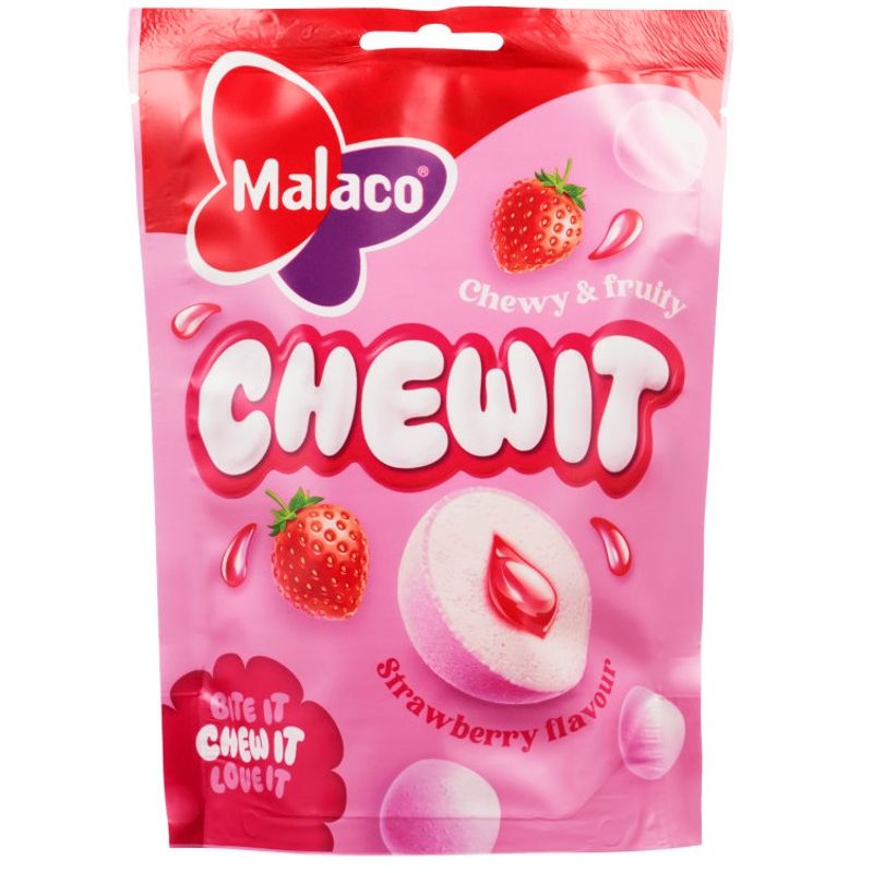 Malaco Chewit Strawberry 115g