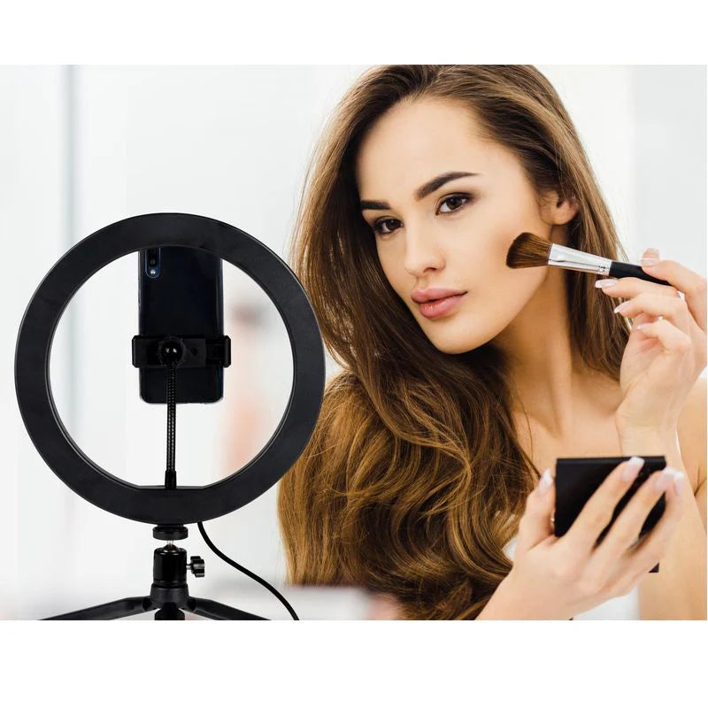 Grundig Selfie Ring Light 25cm | Ringlys med Stativ