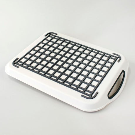 Serveringsfat 45x32cm Antislip Hvit