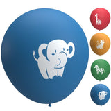 Balloons Safari Animals 12pk 30cm