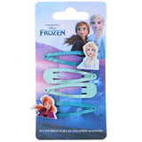 Frozen hair clips 4pk | Glitter clips | Anna and Elsa motif