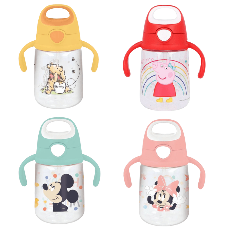 Spout cup with straw 370ml | Choose between Disney and Peppa Pig