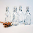 Glassflaske med hank og patentkork | Retro 6,7x17cm
