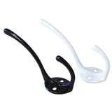 Clothes hook / Hanger 2 pack | Black or white metal