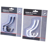 Clothes hook / Hanger 2 pack | Black or white metal